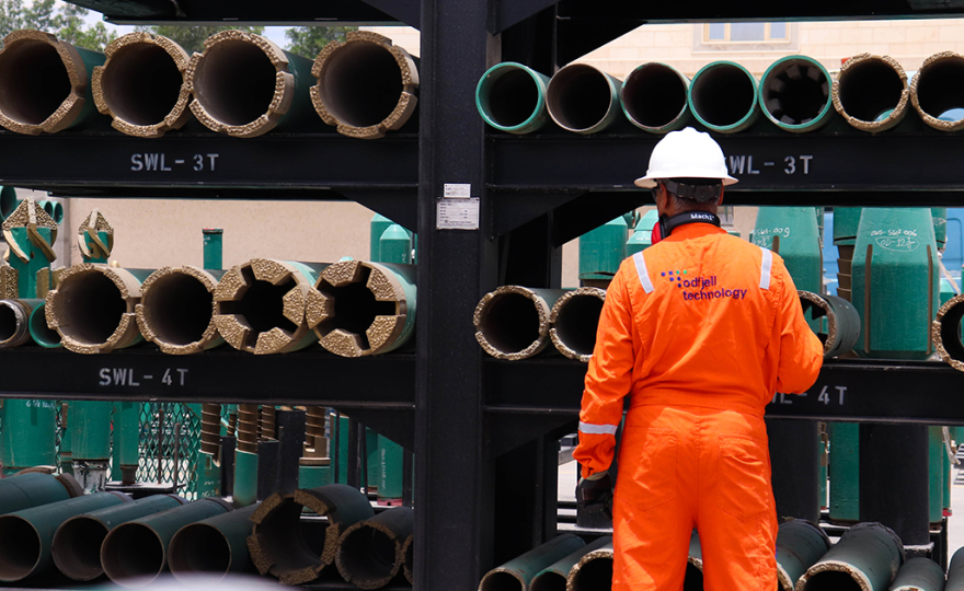 Odjfell Technology’s customized workshop facility and yard area in Shuaiba, Mina Abdullah, enables multiple call outs on a daily basis. (Image credit: Odfjell Technology)