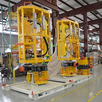 Enprosupdate FAM modules awaiting subsea deployment in Gulf of Mexico