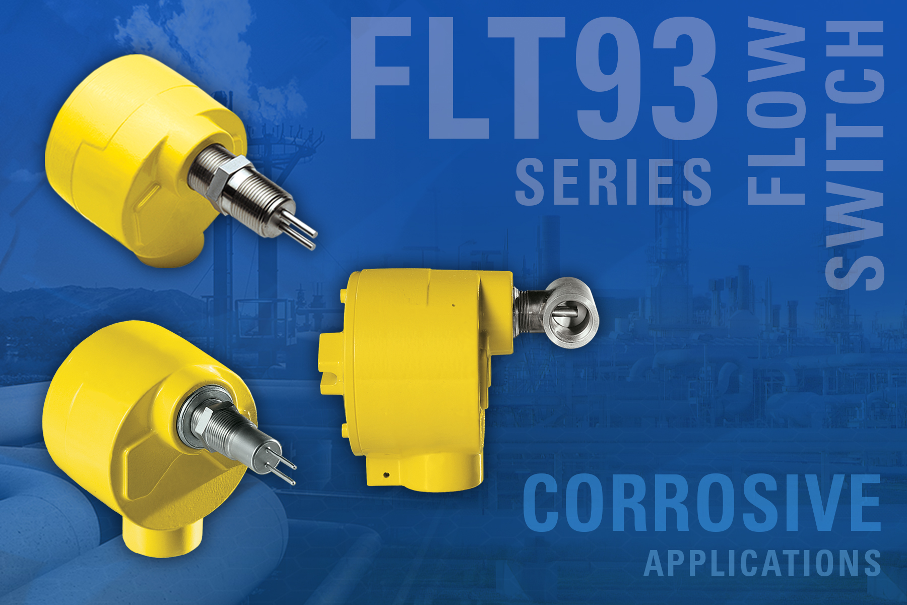 FCI FLT93 Flow Switch Corrosive Blue hi
