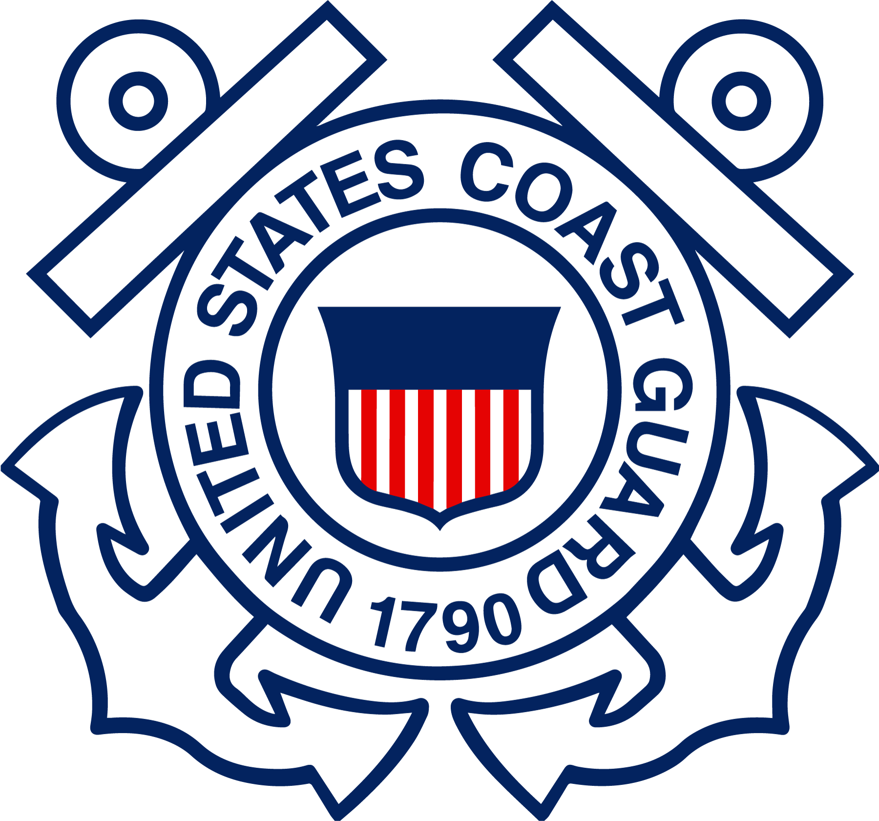 2 Coast Guard Emblem logo