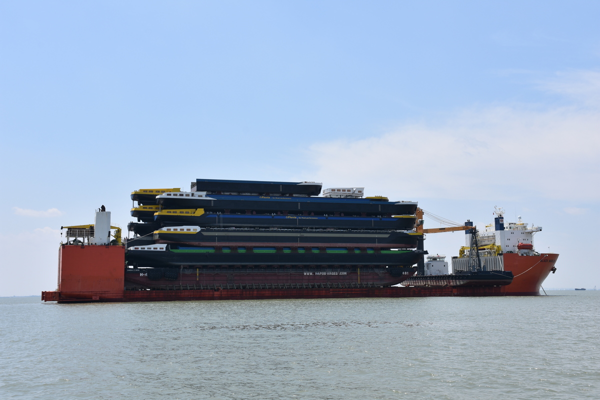 Concordia Damen ships 18 hulls from Shanghai to Rotterdam 4 lowres