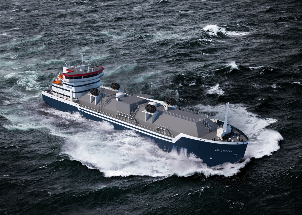 2 Damen LNG vessel LGC6000 artist impression lowres