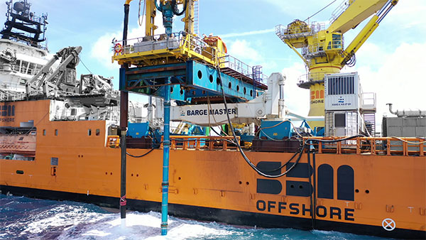 Barge Master LDD Limetree floating drill operation 2