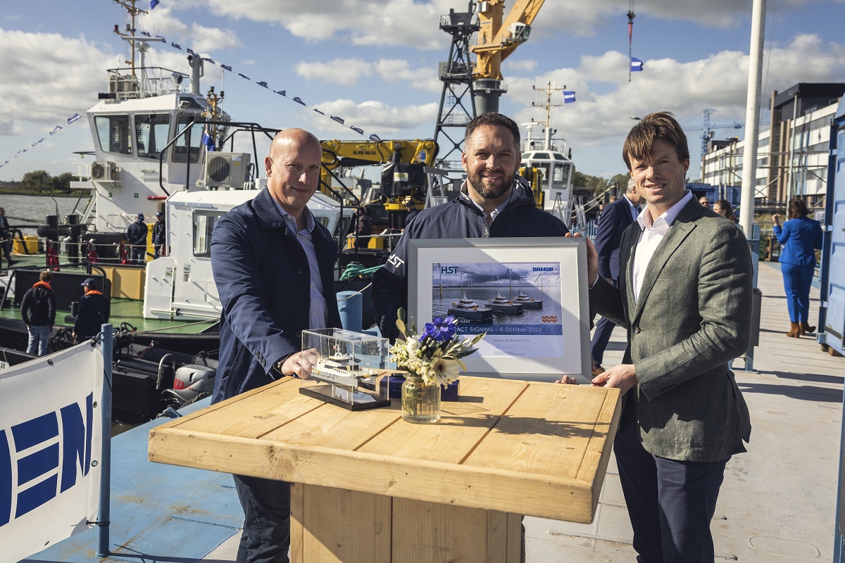 2 HST signs contracts with Damen for 3x hybrid FCS 2710 vessels