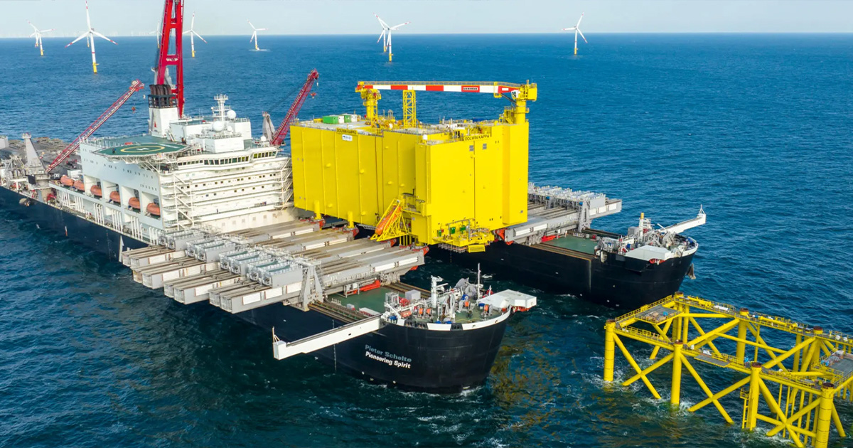 Single-lift Solution Selected for TenneT’s Ambitious 2GW Offshore Wind Project