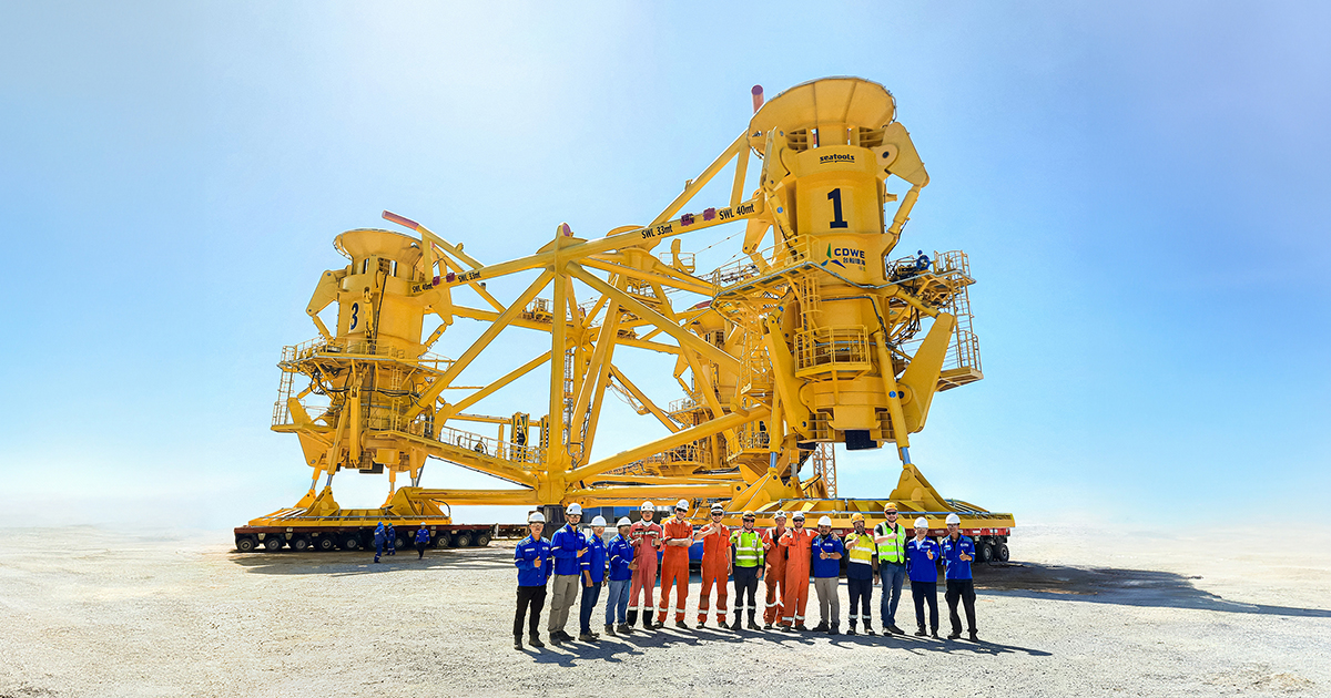 Seatools Deploys Pre-Piling Template Equipment at Hai Long Offshore Wind Farm