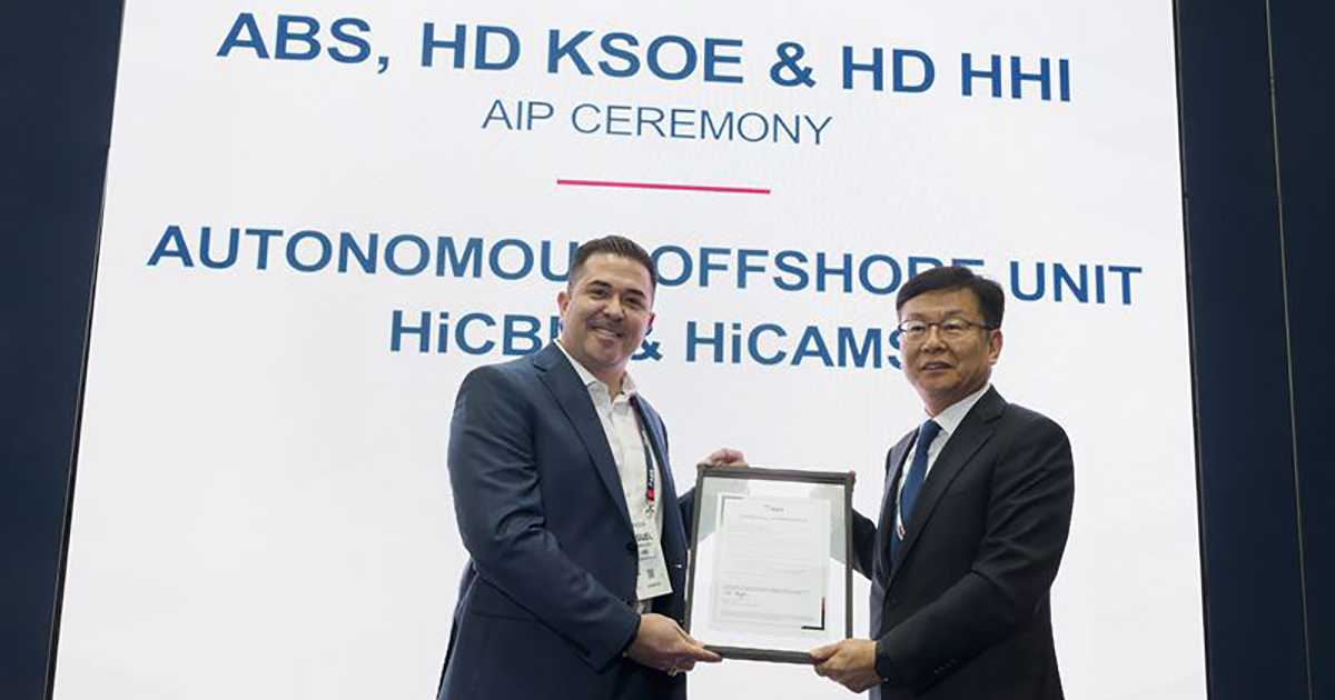 ABS Approves HD Hyundai Group’s Innovative Autonomous Technologies for Offshore Platforms 