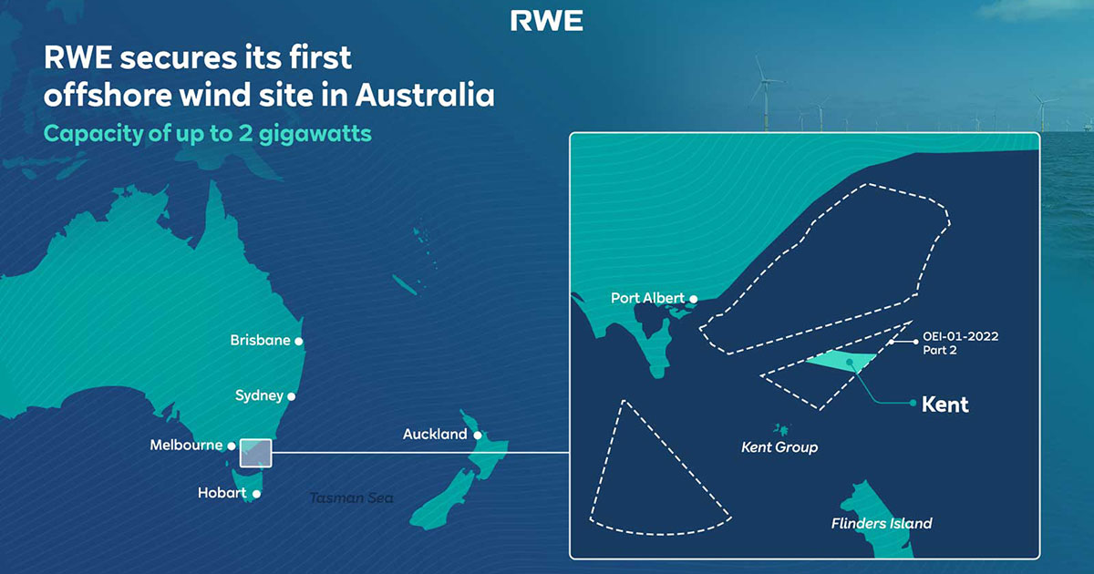 RWE Secures Its First Offshore Wind Site in Australia 
