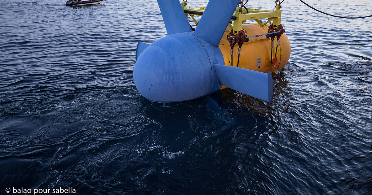 First Grid-Connected Tidal Turbine in France Transferred to Inyanga Marine Energy Group