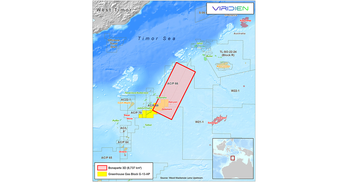 Viridien and SLB Complete Survey in the Bonaparte Basin, Offshore Australia