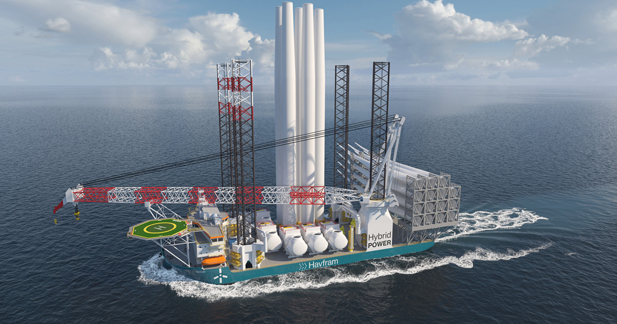 Havfram Secures Vessel Reservation Agreement for Wind Turbines Installation