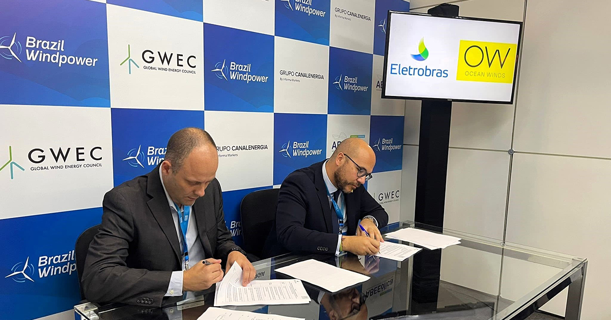 Ocean Winds and Eletrobras to Explore Offshore Wind Opportunities in Brazil