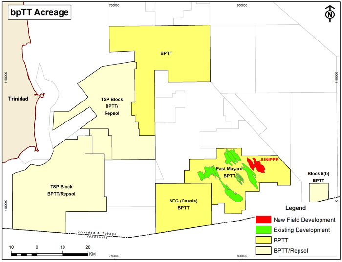 BP TT Acreage Map