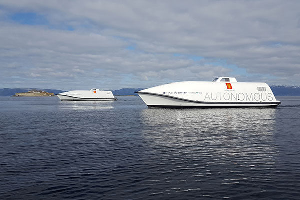 Update1 KM KONGSBERG Ocean Space Drone 1 and 2