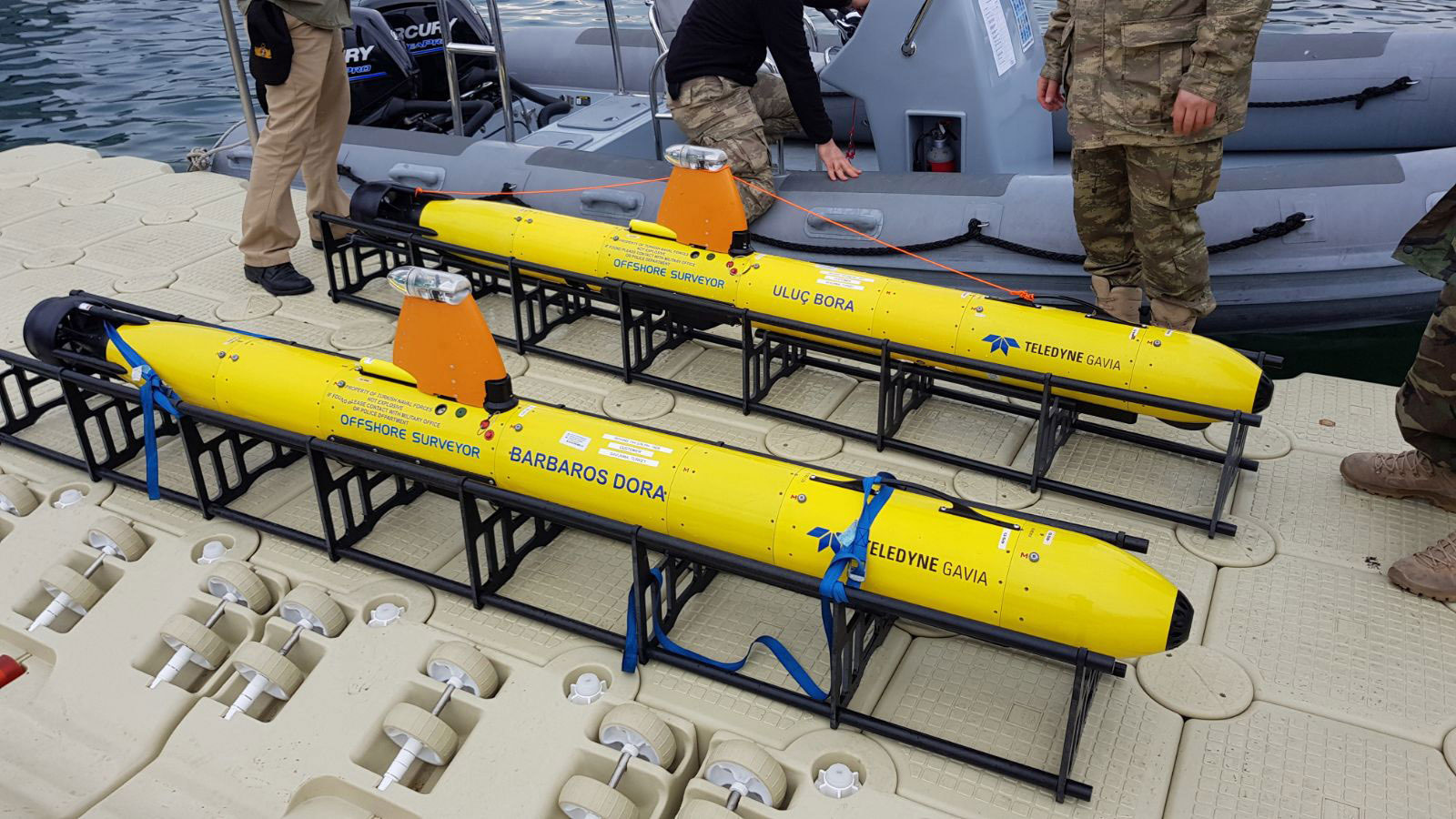 Turkish Navy Gavia AUVs