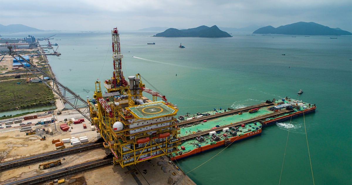 ALE Performs 18,000T Topside Load-Out & Floatover Transportation in ...