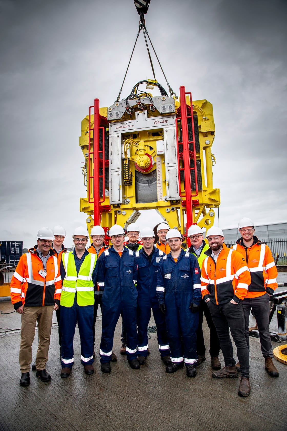 3 Decom Engineering Team With C1 46 Chopsaw