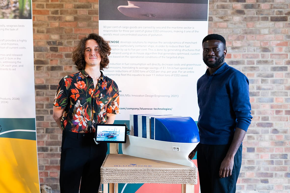 lomarlabs and BlueNose to Advance Aerodynamic Innovations in Shipping 2 3 Bluenose Founders Léon Grillet Joë Sangar