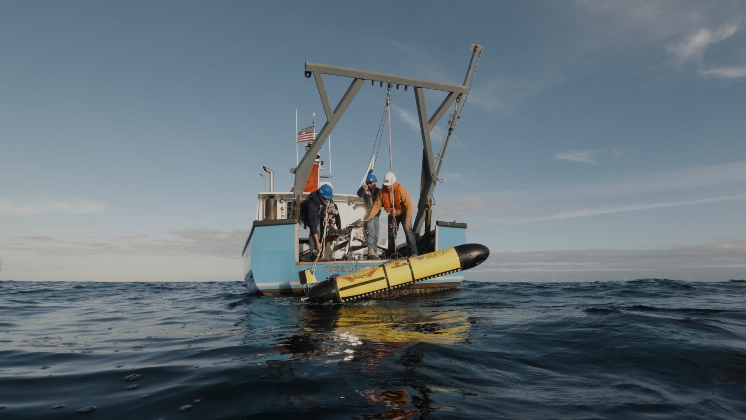 2 Redwing enters the water