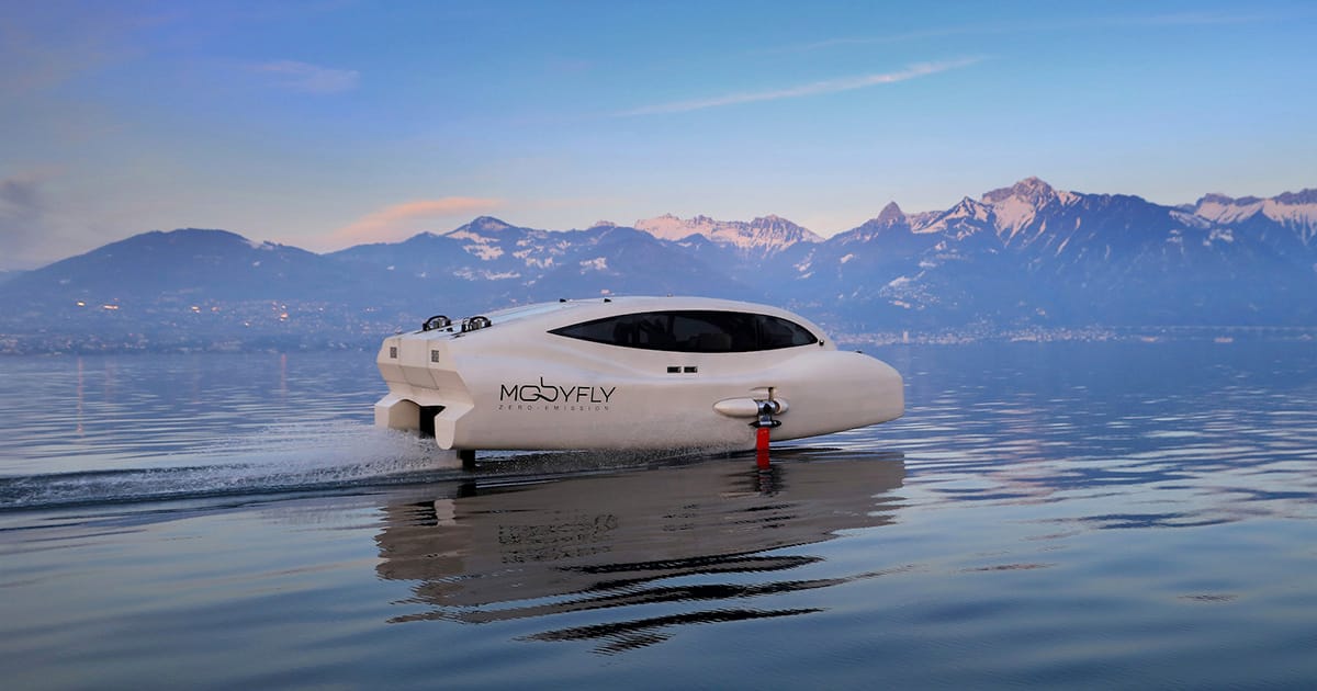 MobyFly is developing zero-emission hydrofoil vessels for passenger transport. (Image credit: Marine Futures)
