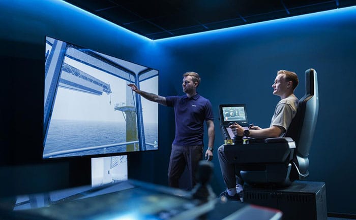 Seaonics Gangway Simulator. 