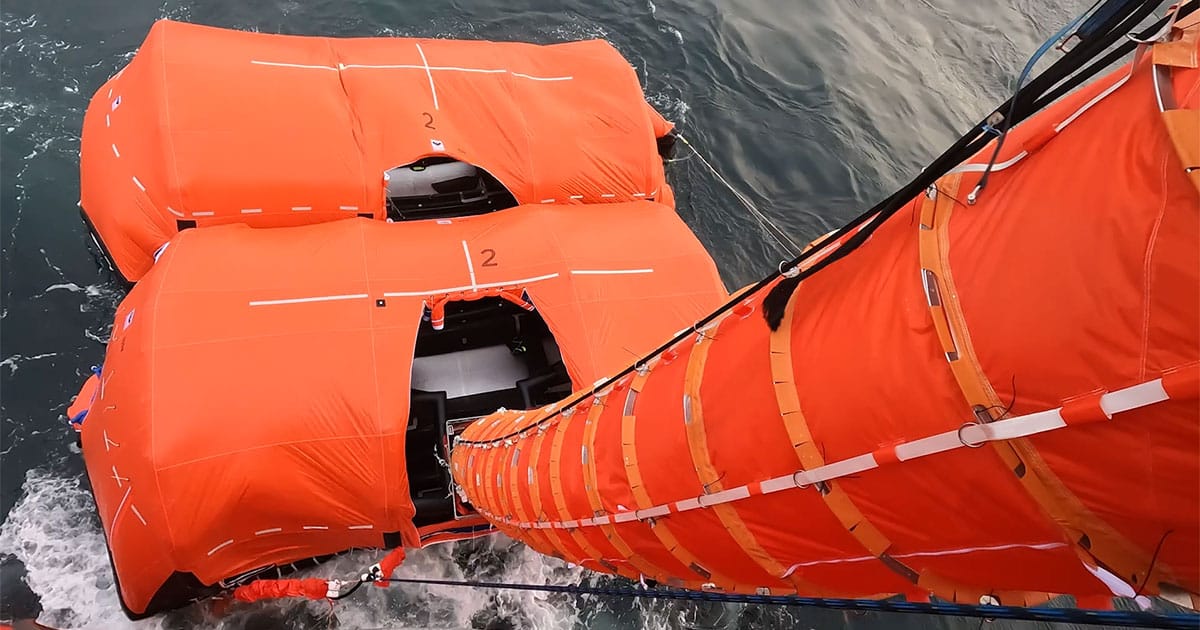 VIKING Helix during sea trial.