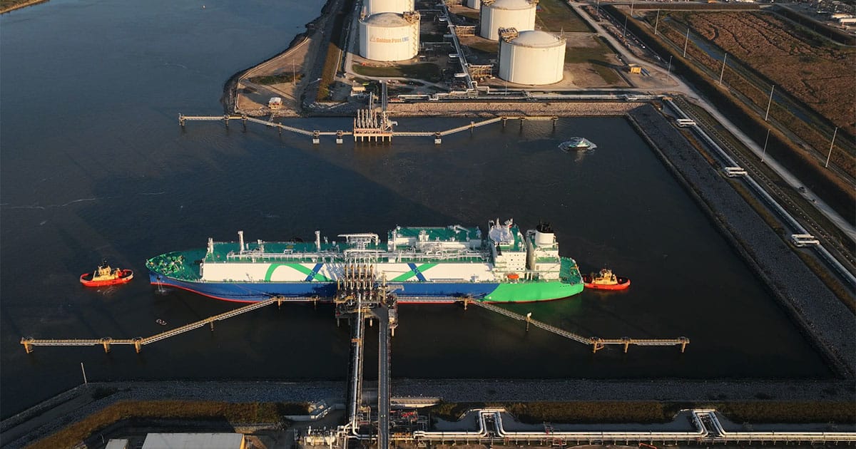 Golden Pass LNG operates one of North America’s largest LNG export terminals, which includes three liquefaction Trains with a total capacity of 18.1 million tons per year, five 155,000 m3 LNG storage tanks, and two marine berths to accommodate the largest LNG carriers in the world.