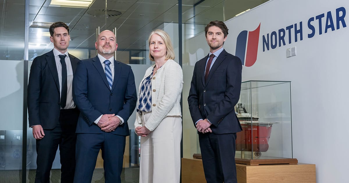 North Star’s executive team line-up includes CCO Michael Gordon, CHRO Duncan Palmer, CLCO Joanna Lang and CTO Kenneth Coughlan. (Image credit: North Star)