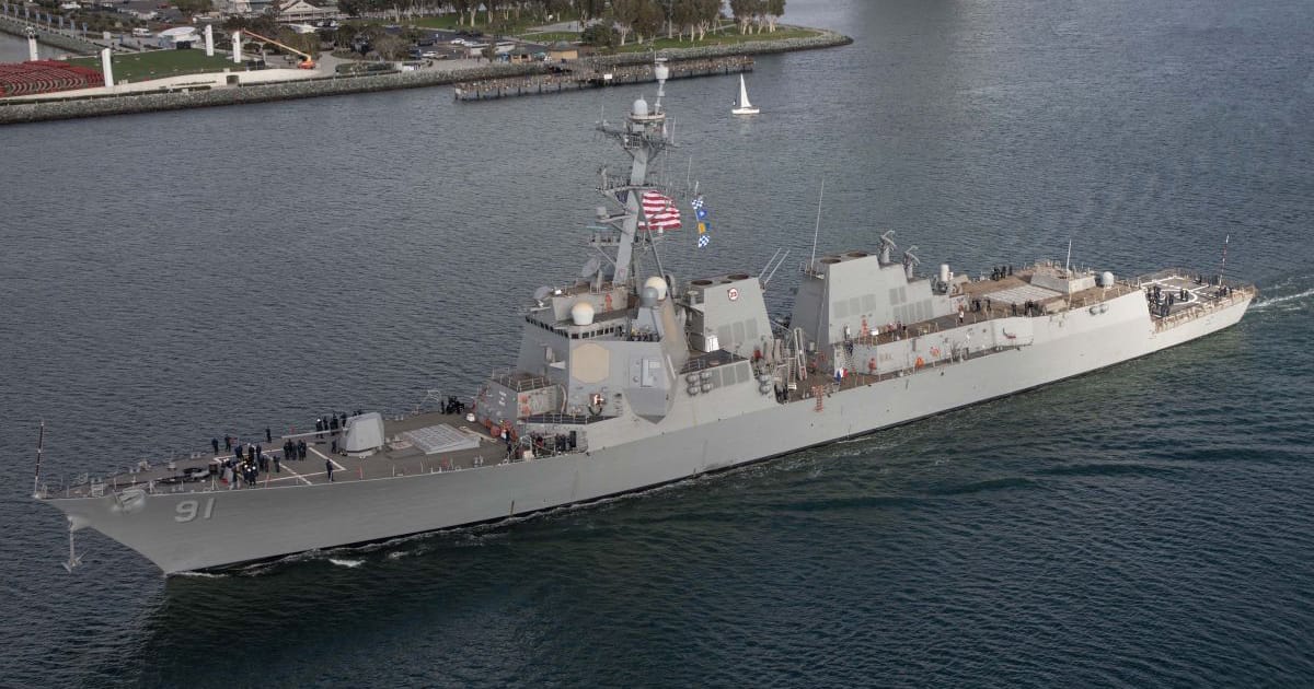 The first SEWIP Block 3 system was installed on the U.S.S Pinckney (DDG-91), a guided missile destroyer, in 2023. (Image credit: Northrop Grumman)