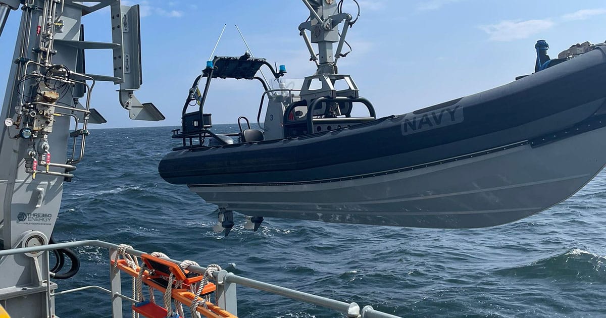 US Navy Amphibious Sustainment Readiness Program boat