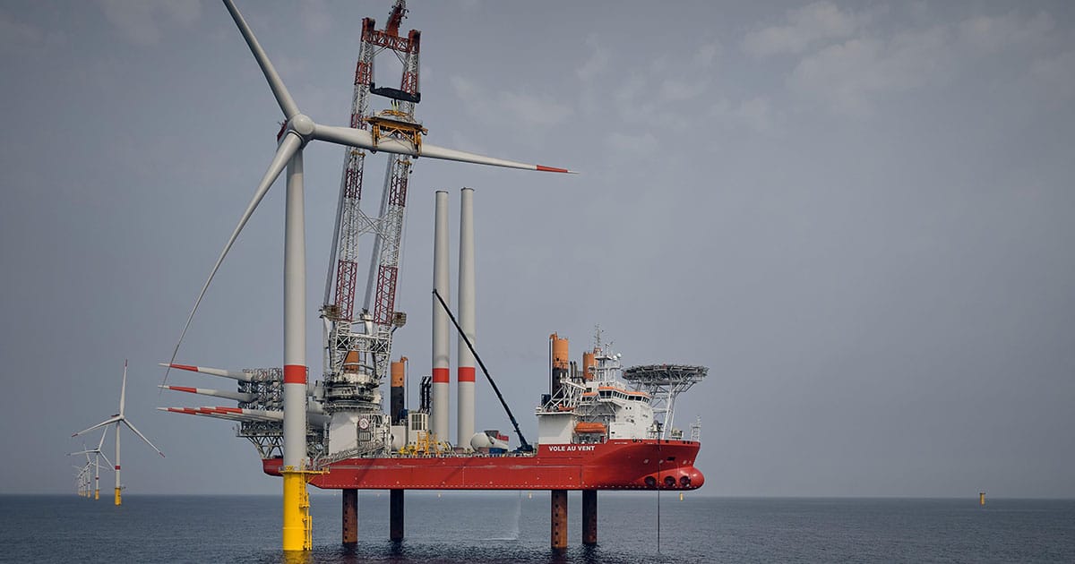 French Offshore Wind Farm Construction