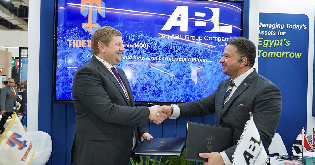 L-R: Mostafa Kamel Awad, Operations Manager, Tidewater and Gamil, ABL’s country manager in Egypt.