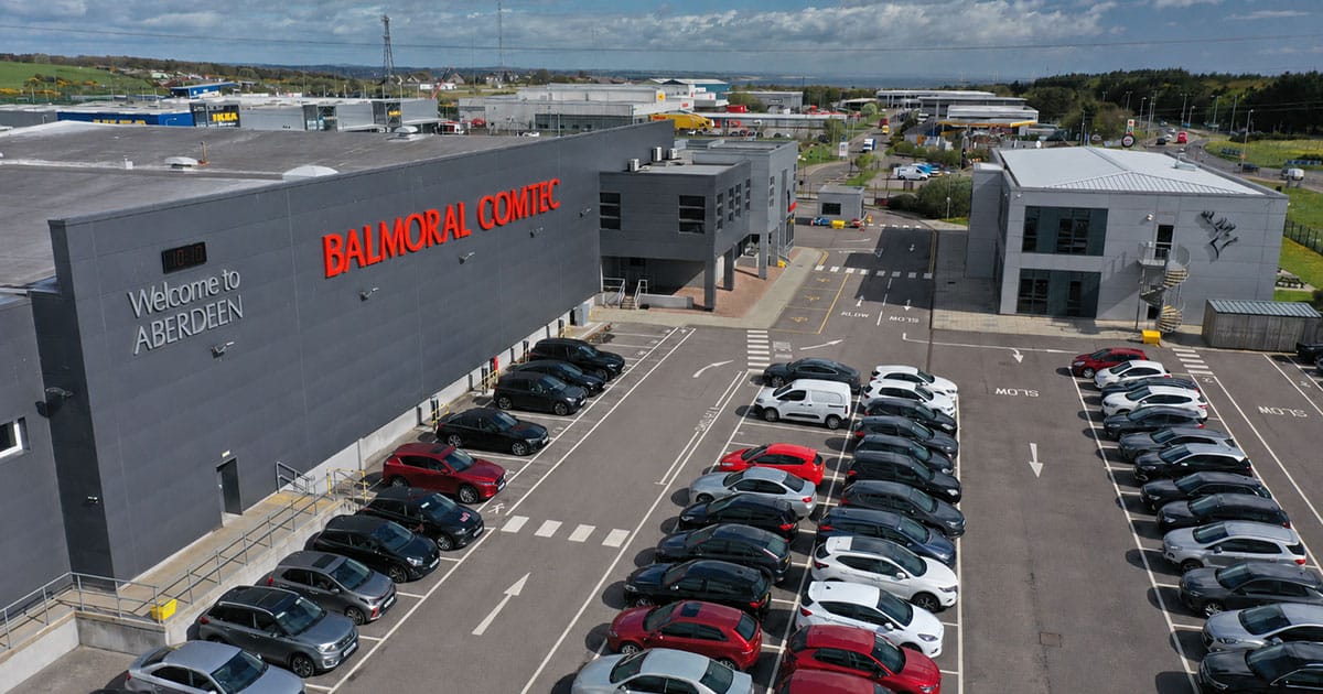 Balmoral Comtec HQ in Loirsten, Aberdeen.