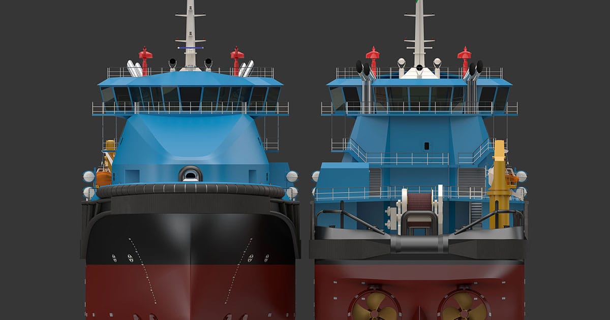 Smit Lamnalco Electric Tug delivered by Shipbuilder Uzmar Shipyard.