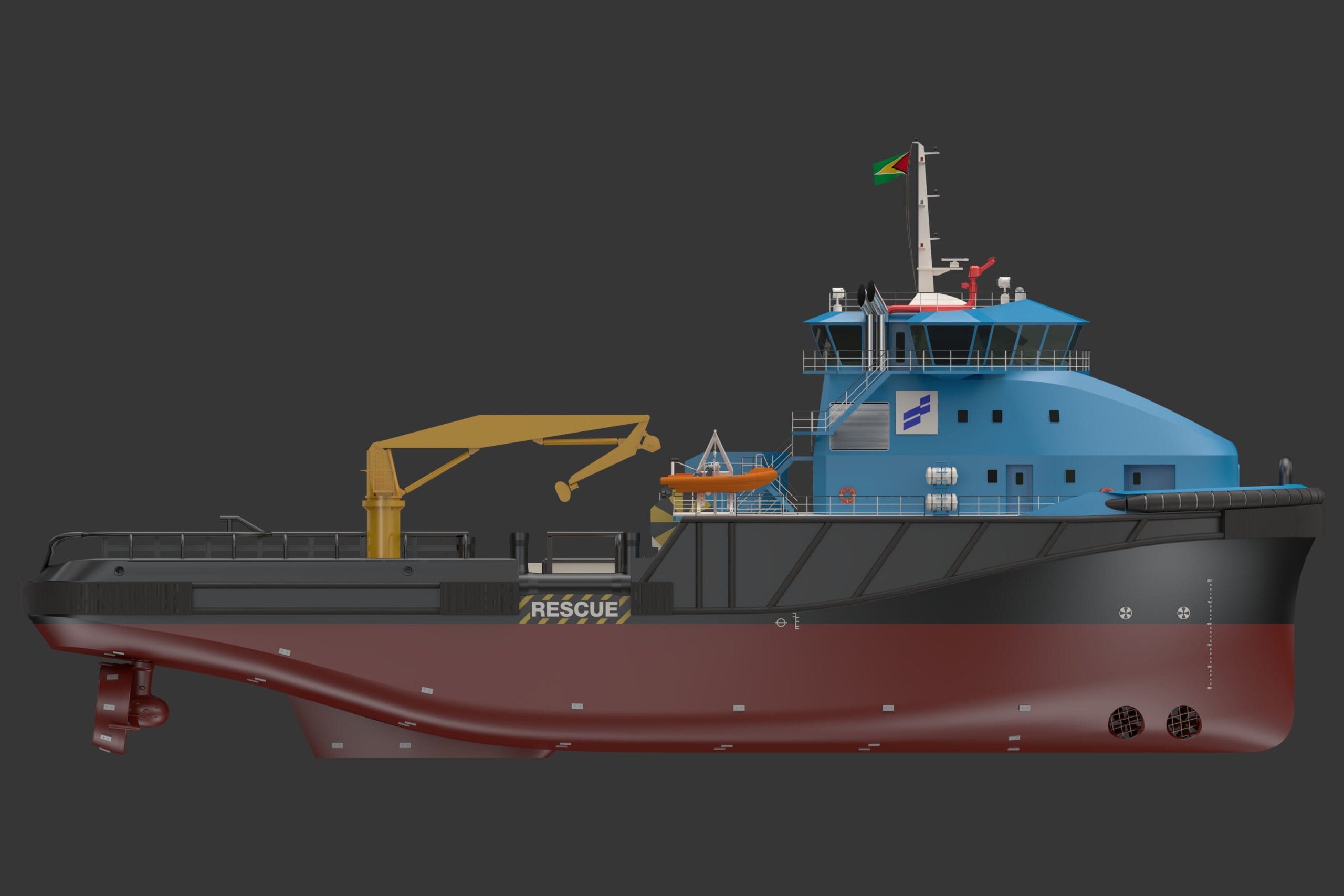 Electric Tug For Smit Lamnalco Delivered By Shipbuilder Uzmar Shipyard. 