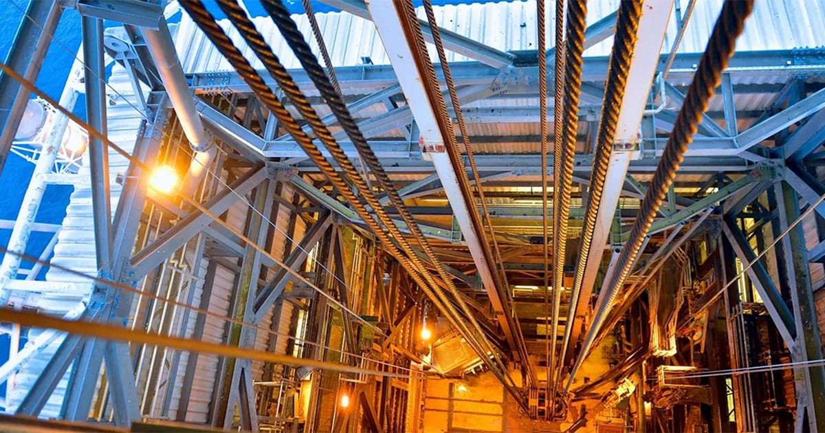 Illustration photo from the drilling tower on the Kvitebjørn platform.