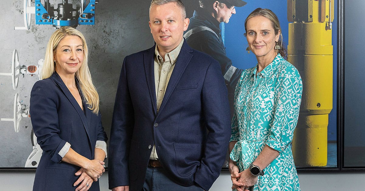 Unity makes senior leadership appointments to support growing demand, including Aimée Tennant as Head of Marketing, Francis Newbatt as Technical Sales Manager, Gillian King as Sales Director (left to right) and Catherine Bain, Finance Director.