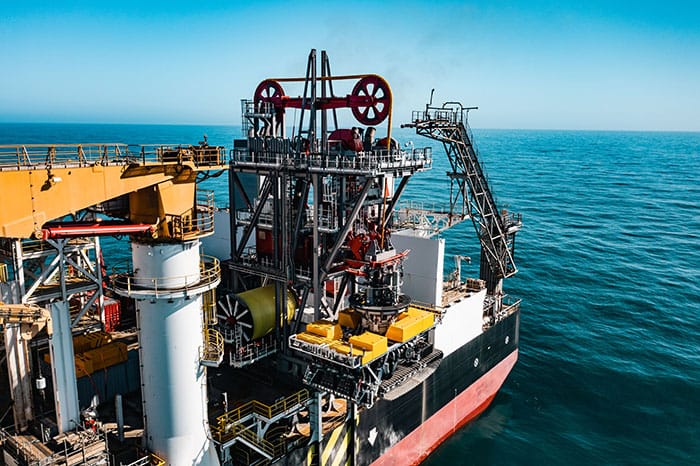 TMC and Allseas Sign Commercial Agreement for the First Offshore Nodule Recovery Operation 1 Allseas Has Completed Concept And Basic Engineering Of Critical Long-Lead Systems Like The Launch And Recovery Systems, Umbilical (Both Pictured) And The Riser Used To Transport Nodules To The Surface.