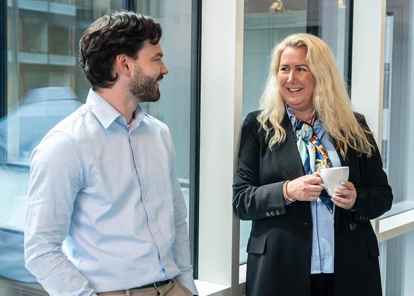 Reducing the Reporting Burden Across Fleets 1 Ulstein Digital Commercial Director Dordi Blekken And Data Scientist Mikal Breiteig.