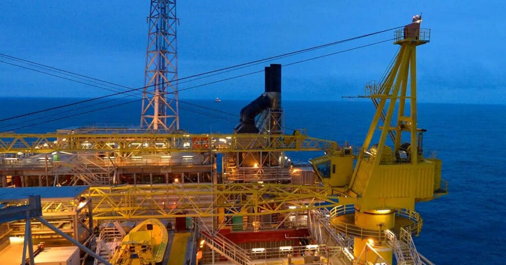 The Troll B Platform In The North Sea