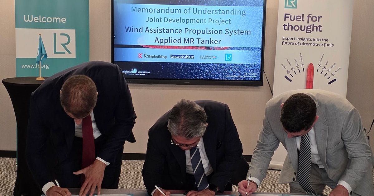 Lloyd’s Register sign MoU with K Shipbuilding