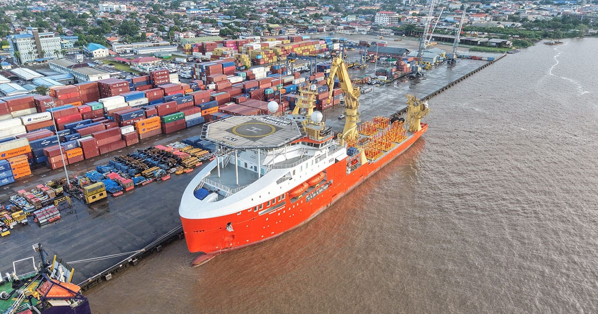 Saipem’s multipurpose construction vessel Normand Navigator.