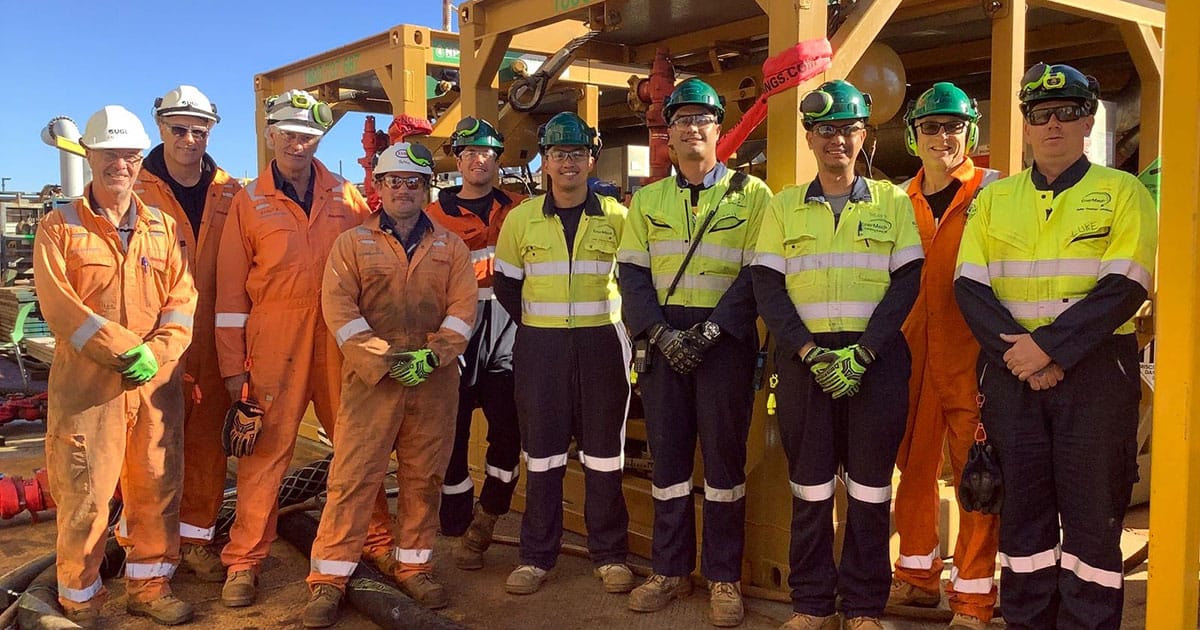 EnerMech’s offshore project delivery team.
