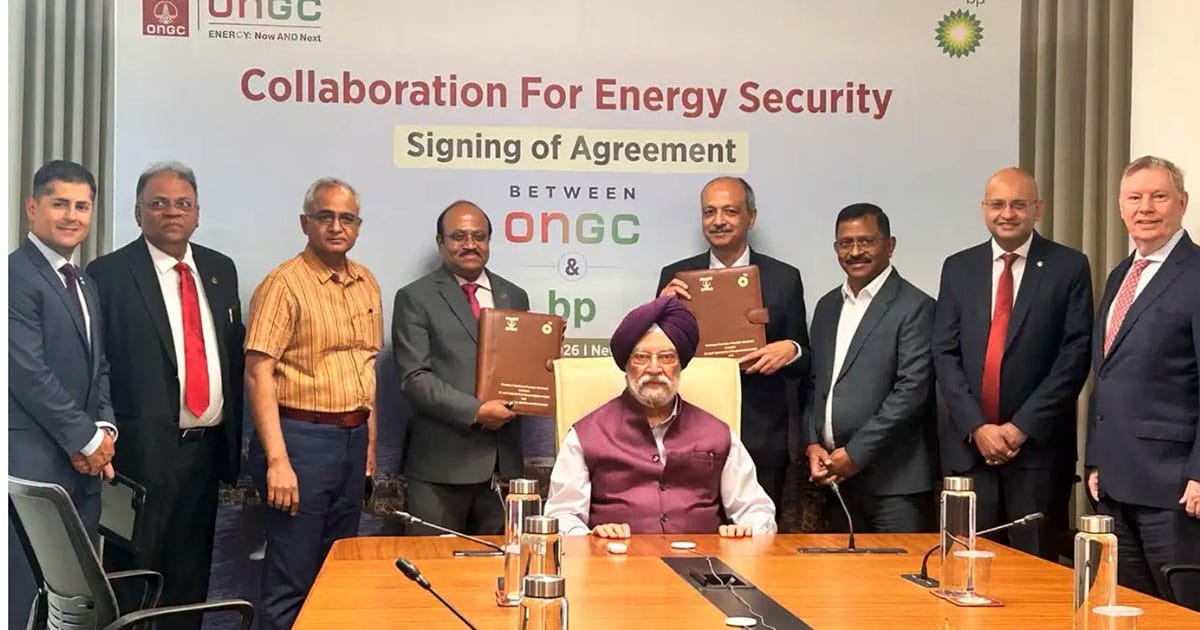 bp ONGC Signing