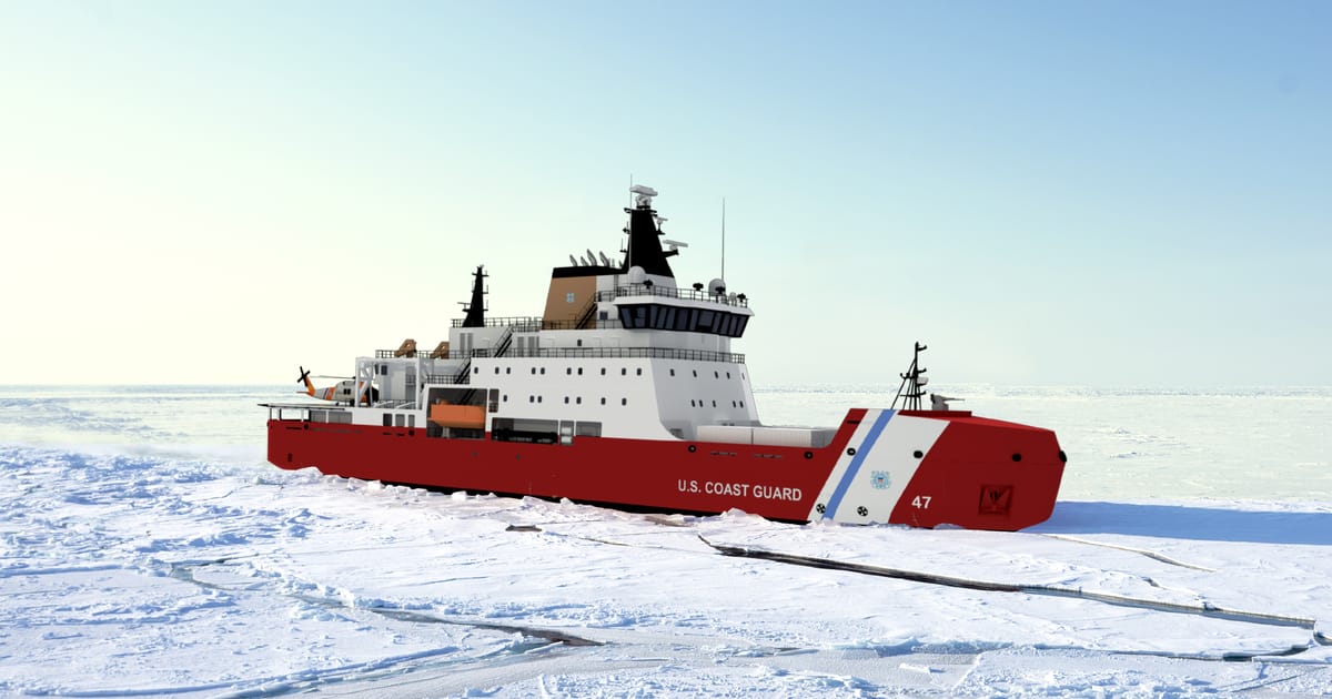 US Coast Guard Vessel in the Artic