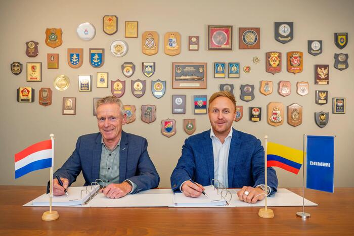 Damen Naval Awards Libra-Plast Contract for PES SIGMA Frigate Doors and Hatches 1 Contract Signing Between Damen Naval And Libra-Plast As. (Image Credit: Damen)