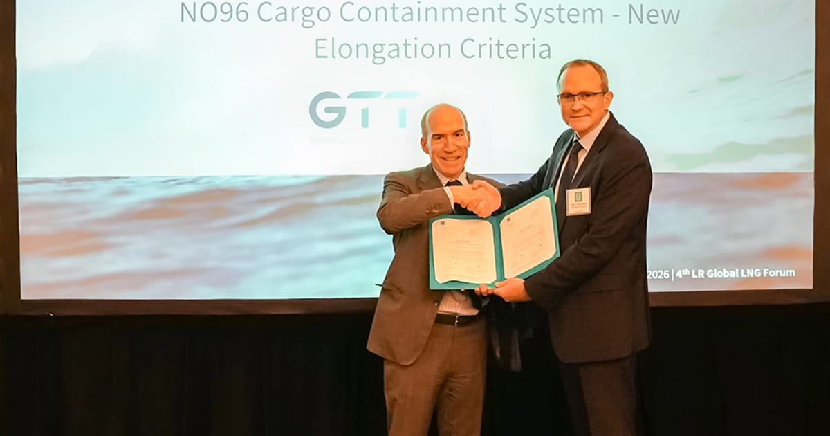 Lloyd's Register Awards GTT Approval