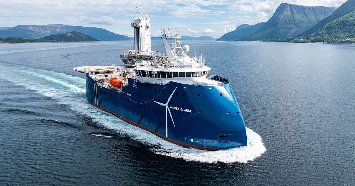 The Windea Clarke strengthens BSO’s growing fleet of next-generation offshore vessels.
