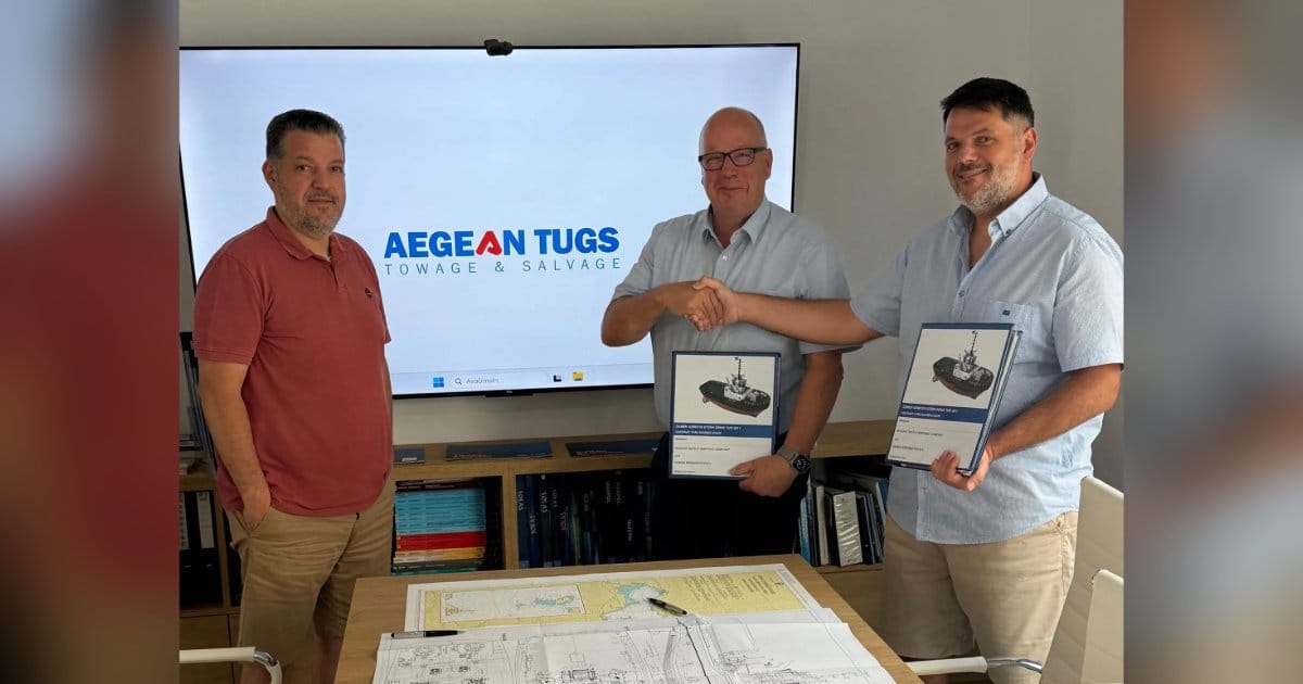 Aegean Tugs Shipping contracted Damen for ASD Tug 2811 order. (Credit: Damen)