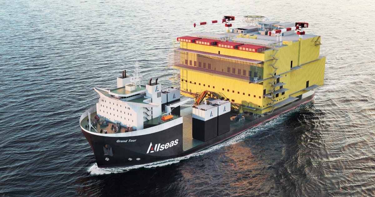 Heavy transport vessel (HTV) Grand Tour. (Credit: Allseas)
